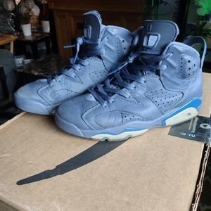 Used Air Jordan 6 Jimmy Butler, diffused blue mens size 9.5